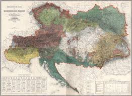 Etnographic Map Of The Austrian Monarchy From 1855 Made By Karl Freiherrn Von Czoernig Kartographie Osterreich Landkarte