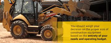 Construction Equipment Size Guide Warren Cat