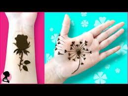Most Attractive Rose Shape Tattoo With Mehndi 2020 Rosette Flower Designs With Henna Step By Step You In 2020 Shape Tattoo Simple Mehndi Designs New Mehndi Designs