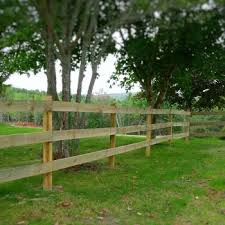 Split rail fences are constructed out of timber logs, typically split in half lengthwise to form the rails. Post Rail Fencing Nova Tree