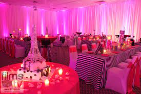 From the arc de triomphe to the eiffel tower, these parisian theme decorations will make for a fantastic party that everyone will love. A Night In Paris Paris Themed Sweet Sixteen Www Evogaevents Com Themed Event Paris Theme Paris Decor Pari Paris Theme Party Paris Theme Paris Sweet 16