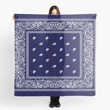 Gangster disciples and some blood sets. Bandana Royal Blue Scarf By Mblack100 Redbubble