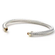 Learn the easy steps to cleaning a john hardy bracelet that take onl. David Yurman Sterling Silver And 14k Yellow Gold Cable Classic Citrine Bracelet New York Jewelers Chicago