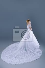 Brautkleider weiß hochzeitskleider weiß online 2019. Luxurioses Weisses Hochzeitskleid Leinwandbilder Bilder Myloview De