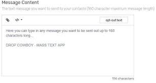 How to send mass text on iphone (personally and privately). Mass Text App As Low As 0 012 A Message Drop Cowboy
