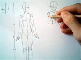 Girls will be about 6 heads tall and guys will be about 7. How To Draw A Female Body Manga Anime Style Video Dailymotion