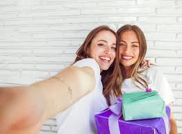 You also can try to find lots of similar choices listed here!. Free Photo Close Up Of Two Happy Female Friends With Birthday Gifts