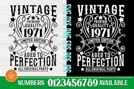 Download 50th Birthday Svg Vintage Birthday Svg Limited Edition Svg 1281303 Cut Files Design Bundles