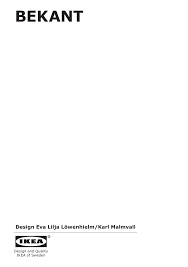 Descubre la manera más sencilla de montar tus muebles ikea de la mano de nuestros especialistas. Bekant Manualzz
