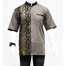 Kunci dari keindahan dalam berbusana sebanrnya terletak pada sebuah padanan warna yang pas. Jual Kemeja Koko Model Baju Batik Pria Modern Hem Batik Kombinasi Exclusive 002 Di Lapak Jam Update Bukalapak
