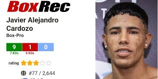 BoxRec: Javier Alejandro Cardozo