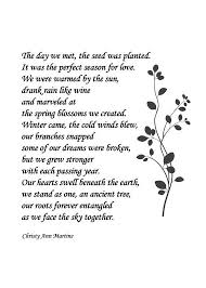 Anniversary Gifts For Parents Love Poetry Art Print Growing Together In Love Poem Love Poems Poems Romantic Gifts For Husband
