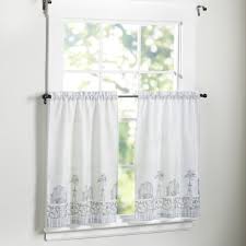 In our selection of tier curtains, you are sure to find the design and color that suits your household decor in the best way. Lakeside Farmhouse Window Curtain Tiers With Country Icons 28 W X 36 L 2 Pieces Target