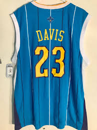 The new orleans pelicans won the rights to the #1 overall selection for the upcoming 2019 nba draft. Adidas Nba Jersey New Orleans Hornets Anthony Davis Teal Sz Xl For Sale Online Ebay
