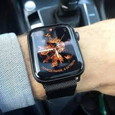 Black Apple Watch Face With Pink Band Apple Watch Series 5 4 3 2 Band Milanese Adjustable Mesh Loop Cuff Stainless Steel Bracelet Fits 38mm 40mm 42mm 44mm Watch Bands Apple Watch Bands Rose Gold Apple Watch Bands