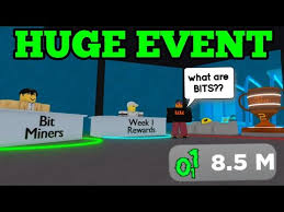 More the people join this bitcoin mining pool, the more your chance of earning bitcoins, spread the word and make it popular. Huge Bit Event Week 1 How To Get Bits Limited Rewards In Bitcoin Miner Roblox Youtube