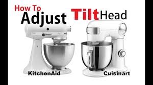 how to adjust tilt head stand mixer