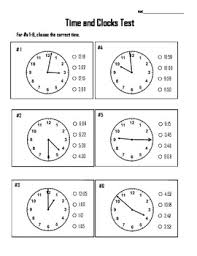Image result for Time and Change Test