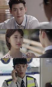 In the photos, suzy sports her short hairstyle while playing the character nam hong joo. Spoiler While You Were Sleeping 2017 Lee Jong Suk Bae Suzy And Jung Hae In Work Together To Change Dream Hancinema