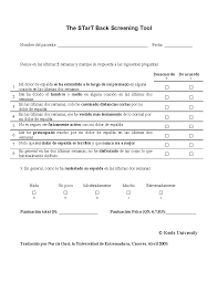 Image result for Start Back Screening Tool