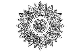 Free Free Sunflower Svg Mandala SVG PNG EPS DXF File