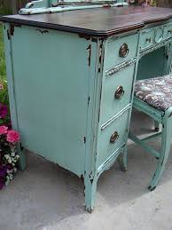 Chippy Aqua Vanity Distressed Furniture Furniture Painted Furniture