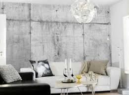 Modern Wallpaper Patterns Creating Realistic Concrete Wall Design Living Room Designs Room Design Modern Interior Design Trends