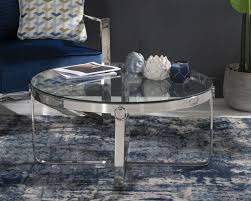 The most common chrome coffee table material is metal. Aula Glass And Chrome Round Coffee Table Cfs Furniture Uk