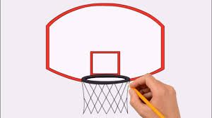 How To Draw A Basketball Hoop Step By Step For Kids Coloring Page Drawing Learn Colors For Kids Youtube Basketball Net Basketball Hoop Learning Colors