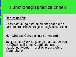 Ppt Funktionsgraphen Zeichnen Powerpoint Presentation Free Download Id 3717655