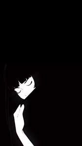 Black And White Anime Background Iphone Wallpapers Based Of Kuvshinov Ilya S Art 1080x1920 Dark Wallpaper Black Aesthetic Wallpaper Aesthetic Wallpapers