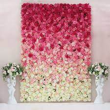 Artificial Flowers Wall For Wedding And Events Background Flower Wall Wedding Flower Wall Backdrop Flower Wall Decor