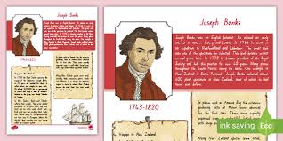 Bank i gave an order for a suit on black friday and another one about a week after. Joseph Banks Fact File Teacher Made