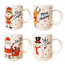 For a pop of color, choose a roller in a contrasting shade to your bathroom's color scheme. Christmas Mugs Set Of 4 Festive Party Xmas Mugs Home Kitchen Tea Coffee Cups Christmas Tableware