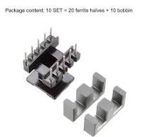 10 Sets EE16 5+5pin Transformer Bobbin PC40 20 Ferrite ...