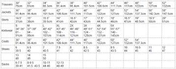 Guide To Sizing Aubyn Davies