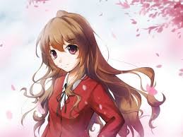 See more about anime, anime girl and girl. Wallpaper Brown Hair Anime Girl Pink Leaves 2880x1800 Hd Picture Image