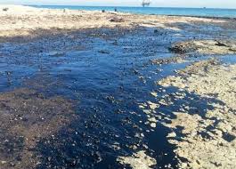 بقعة زيت تغطي 6 كيلو متر من المياه شمال الغردقة المصري اليوم