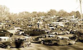 Salvage Yard Abandoned Cars Wrecking Yards Rusty Cars