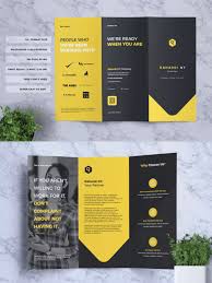 Corporate Business Trifold Flyer Vol 03 By Rahardicreative On Envato Elements Trifold Brochure Template Brochure Template Psd Brochure Template