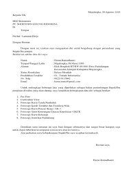 Check spelling or type a new query. Contoh Surat Lamaran Kerja Di Pt Soetwon Kasokandel Dengan Hormat Berdasarkan Informasi Lowongan Pekerjaan Di Website Resmi Pt
