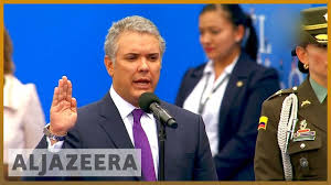 Ivan duque marquez est un homme d'état colombien, président de la colombie depuis le 7 août 2018 et membre du ivan duque a reçu, lors des présidentielles, le soutien des milieux d'affaires du pays. Ivan Duque Sworn In As Colombia S Next President Al Jazeera English Youtube