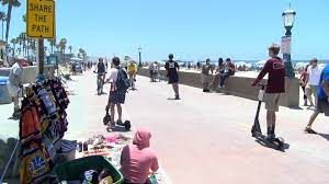 City of san diego proposes to ban scooters on the boardwalk. Council Hits Brakes On Scooters Along Mission Pacific Beach Boardwalks Kpbs