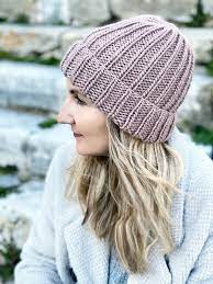Loom knit a simple beanie (lesson 1). Beginner Beanie Hat Knitting Pattern Beanie Knit On Straight Etsy Knit Hat Pattern Easy Beanie Knitting Patterns Free Knitted Hats