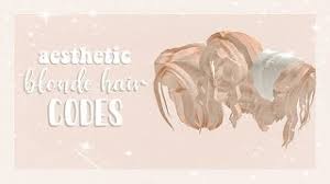Check spelling or type a new query. Blonde Hair Codes Roblox Youtube