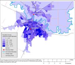 Figure Maps Of The Us Mexican Border Region Top And Of