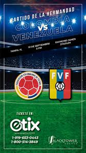 La tricolor have a good record in this fixture, and are tipped to take advantage of a draw is available at 4.30. Colombia Vs Venezuela El Partido De La Hermandad Blacktower Agency