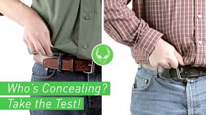 Maybe you would like to learn more about one of these? Concealed Holster Test Can You Tell Who S Concealed Carrying Alien Gear Holsters Youtube