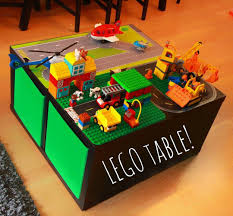 New Lego Table Diy 2x Ikea Kallax Shelving Units With Drona Boxes 1x Lego Duplo Base Plate In Pieces Some R Lego Tisch Von Ikea Lego Zimmer Ikea Kids