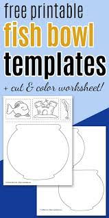28 printable fish bowl template. Pin On Printable Freebies